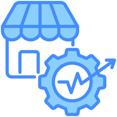 Market Entry Strategy Icon