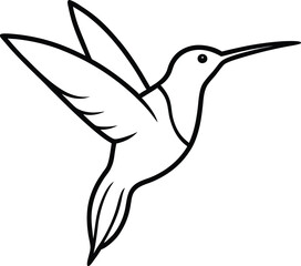 Vector illustration of a flying dove, a symbol of peace and freedom