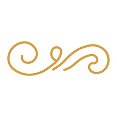 Elegant Gold Divider Ornament Ellement