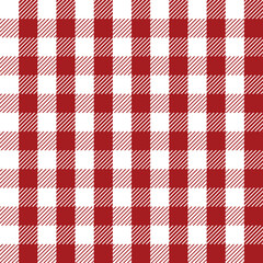 Christmas and New Year plaid. Scottish red and green checkered pattern. The Scottish cage. Traditional checkered background. Seamless fabric texture.