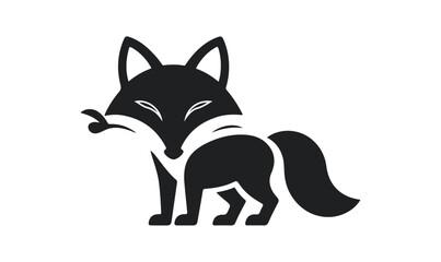 vector illustration of a fox