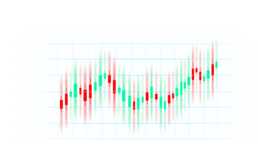 Transparent or png stock market investment trading graph growth.Trade business analytics graph and financial chart.	
