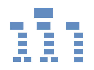 Png business process and workflow automation with flowchart. Scheme of hierarchy management of...