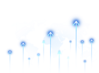 Transparent or png stock market investment trading graph growth.Trade business analytics graph and financial chart.	
