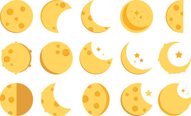 Space Moon Illustration