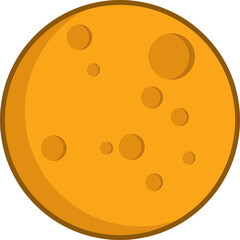 Space Moon Ilustration