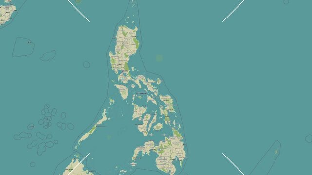 Batan, Albay Island in the Philippine Sea. Zoom