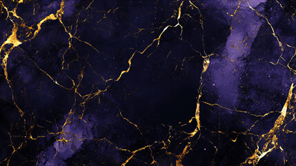 Elegant abstract blue and purple alcohol ink painting with shimmering gold veins and fluid marble textures, ideal for luxury backgrounds, invitations, branding, and artistic interior prints

