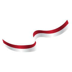 Indonesian Flag Ribbon