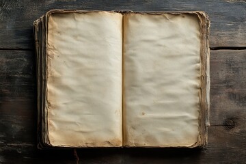 Kitchen Recipe. Vintage Cookbook with Wooden Utensils on Cooking Table