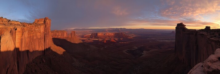 Landscape USA. Mesmerizing Sunrise at Mesa Arch, Canyonlands National Park, Utah