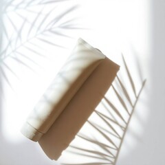 Sculptural Clay Art Creative Light & Shadow Play with Lotion Tubes