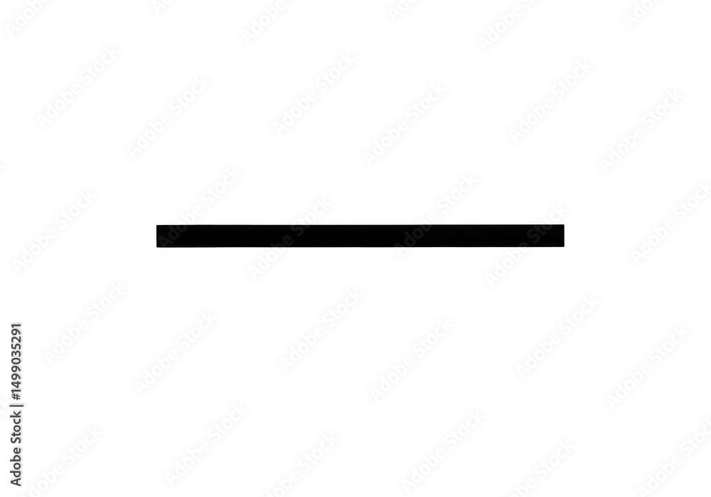 Poster simple horizontal line isolated on transparent background for design use
