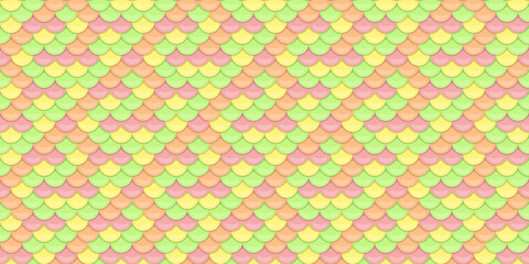 Pastelcolored scales pattern.  Perfect for spring, summer, or feminine designs.  This repeating texture evokes feelings of joy, sweetness, and playful energy.