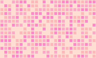 Abstract pastel pink square mosaic pattern.  Perfect for website backgrounds, presentations, or feminine designs.  Subtle texture and soft color palette evoke feelings of calm and gentleness.