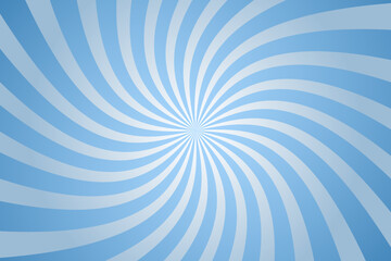 Sun rays abstract blue background