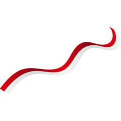 Indoesian Flag Ribbon