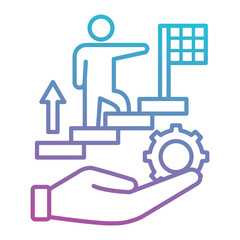 Fototapeta premium improvement icon