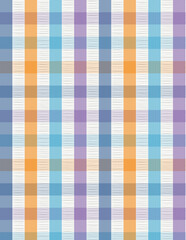 Illustration seersucker check shirt fabric idea.