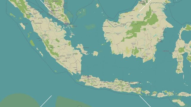 Pulau Billiton Island in the Java Sea. Zoom