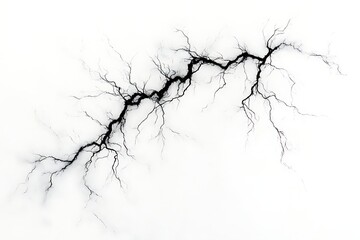Obraz premium Wispy Realistic Smoke Delicate Neural Patterns in 2D Art