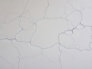 Obraz premium Cracked Aged Plaster Surface Close-Up