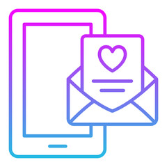Love Message Icon