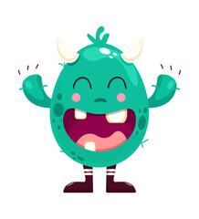 funny cartoon monster