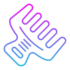 Obraz premium Hair clip Icon