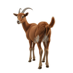 Fototapeta premium Red Goat isolated on transparent background