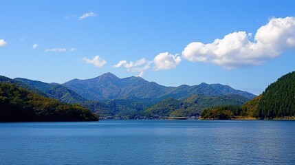 Fototapeta premium mountain lake in the alps