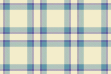 Border tartan background vector, display textile check texture. Rural seamless fabric pattern plaid in light and cyan colors.