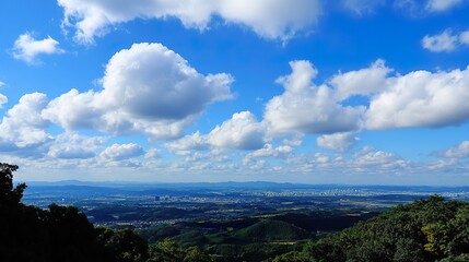 clouds over the mountains