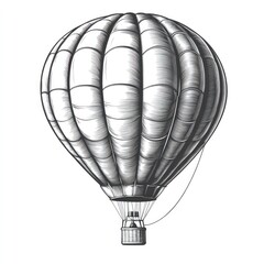 Vintage hot air balloon illustration (2)