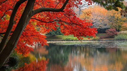 autumn colors in the forest