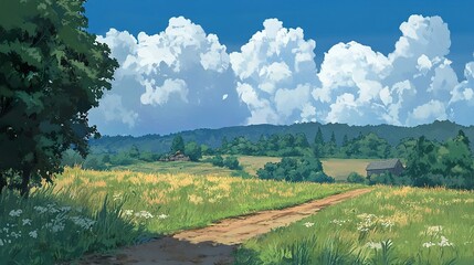 landscape in the mountains