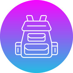 Obraz premium Backpack Icon