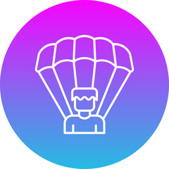 Parachuting Icon