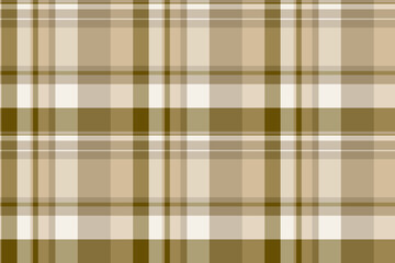 Mix plaid background fabric, dining room check textile seamless. Linear texture pattern vector tartan in amber and pastel colors.