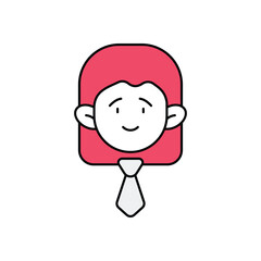 Businesswoman Vector icon