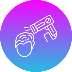 Drying hair Icon