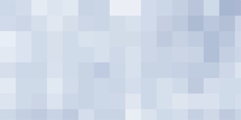 Abstract luxury light blue background of cubes or boxes, Random scaled white cube boxes block pattern. Minimalistic idea of modern design with abstract geometric background.