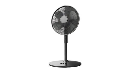Obraz premium fan with white, black and blue background