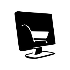Vector Design Ecommerce Website Icon Style.Premium Vector.Online shopping icon
