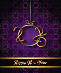 2026 Happy New Year background for your seasonal invitations, festive posters, greetings cards.