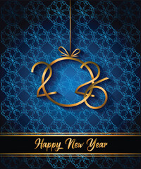 2026 Happy New Year background for your seasonal invitations, festive posters, greetings cards.