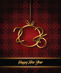 2026 Happy New Year background for your seasonal invitations, festive posters, greetings cards.