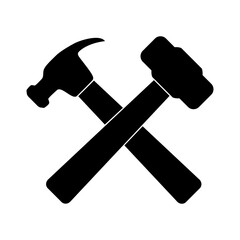 Sledgehammer icon on white background, Vector illustration design.