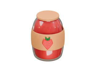 jam icon 3d illustration render