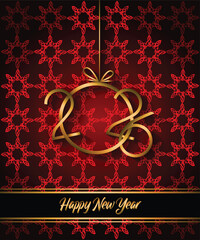 2026 Happy New Year background for your seasonal invitations, festive posters, greetings cards.